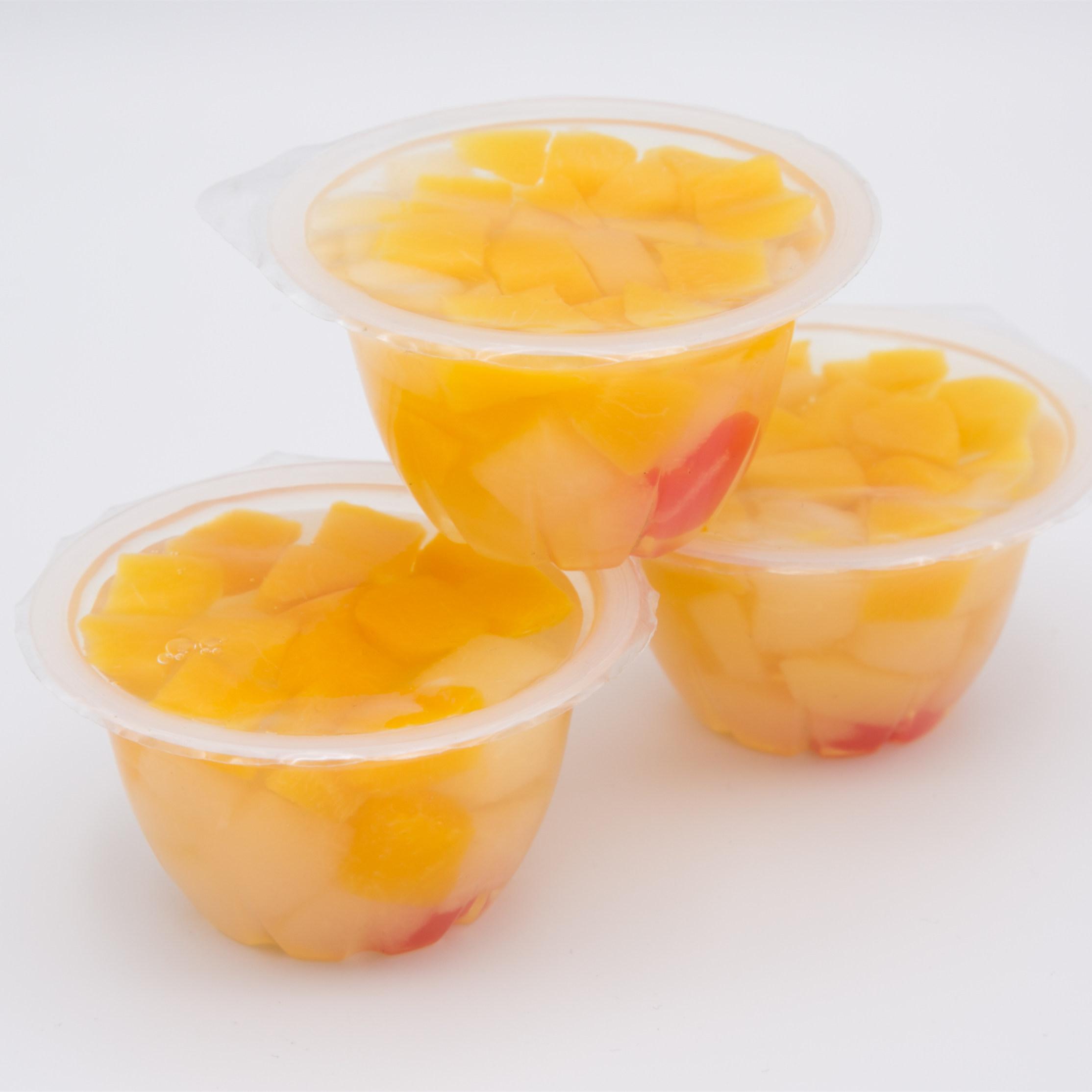Fruit cups factory china for Canned fruit distributor